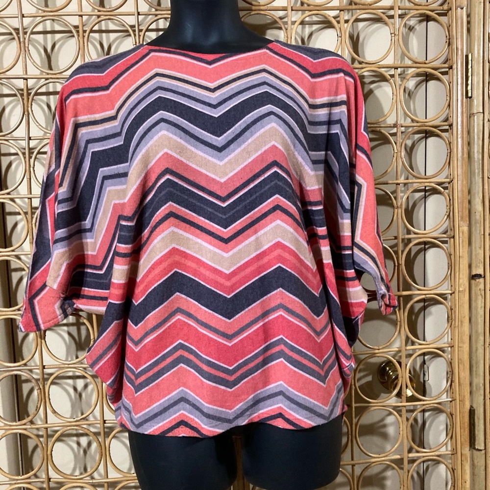 Gold geometric sweater